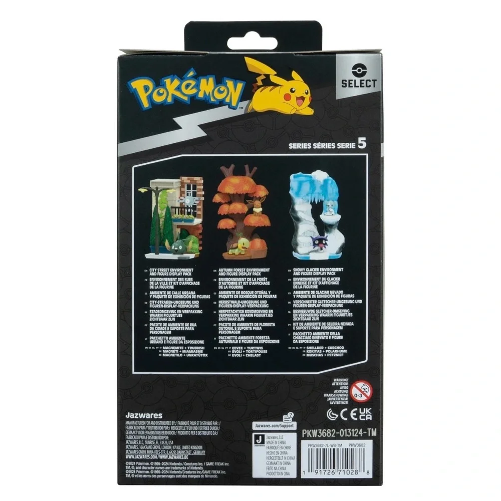 POKÉMON Urban Environment-Multi-Tiered Display Set Battle Figures. NEW